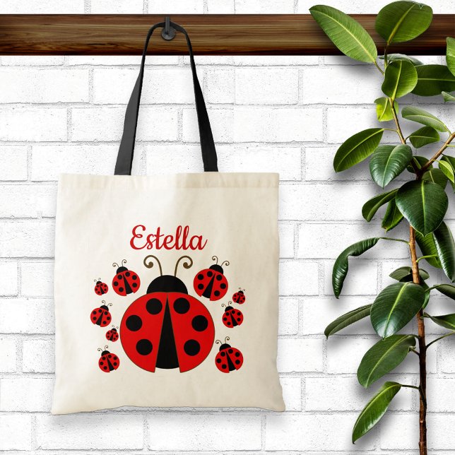 Sac fourre-tout personnalisé Red Ladybug (Créateur téléchargé)