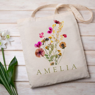 Sac fourre-tout personnalisé Wildflower