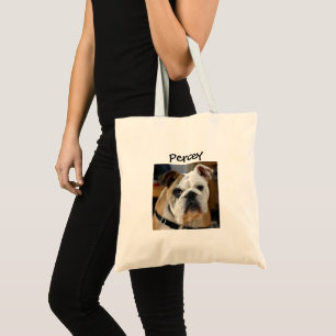 Sac fourre-tout photo de chien personnalisé