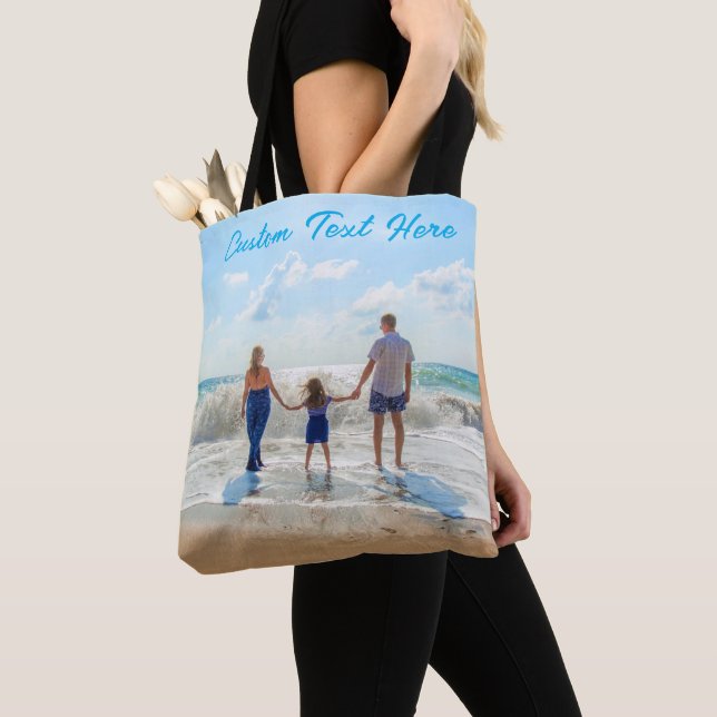 Sac fourre-tout photo personnalisé Vos photos et l (De près)