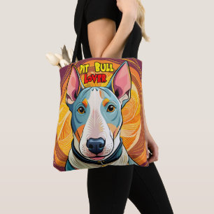 Sac fourre-tout Pitbull mignon et coloré