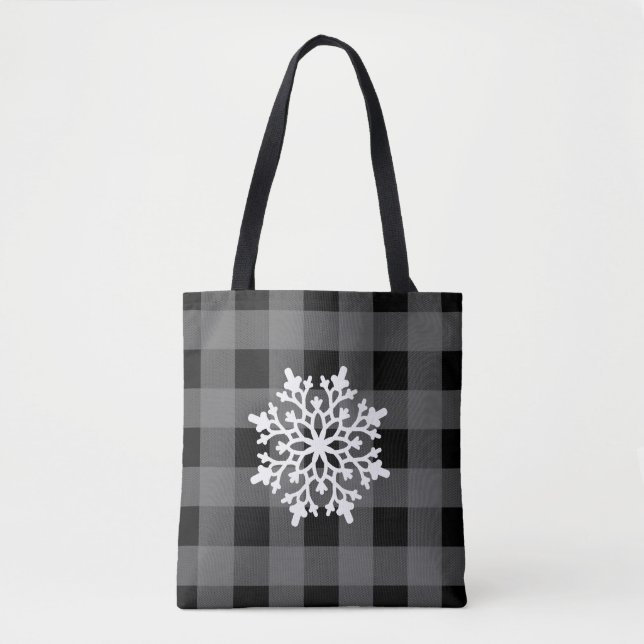 Sac fourre-tout Plaid Buffalo Holiday (Devant)