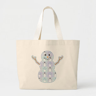 Sac fourre-tout plaid d'hiver