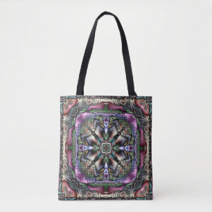 sac fourre-tout plumes et étoiles