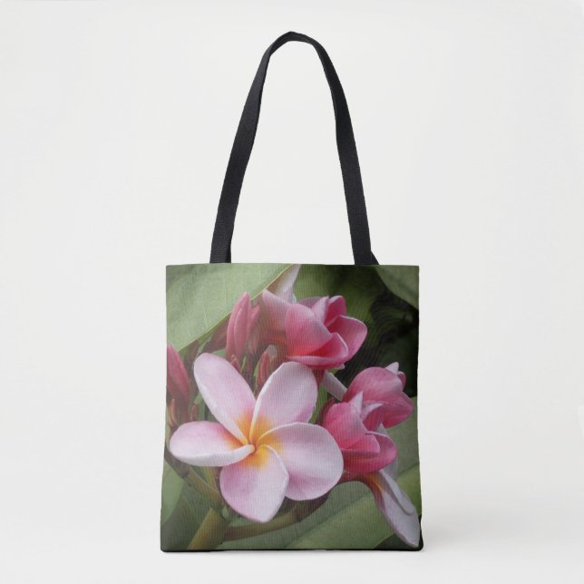 Sac fourre-tout polynésien à Plumeria (Devant)