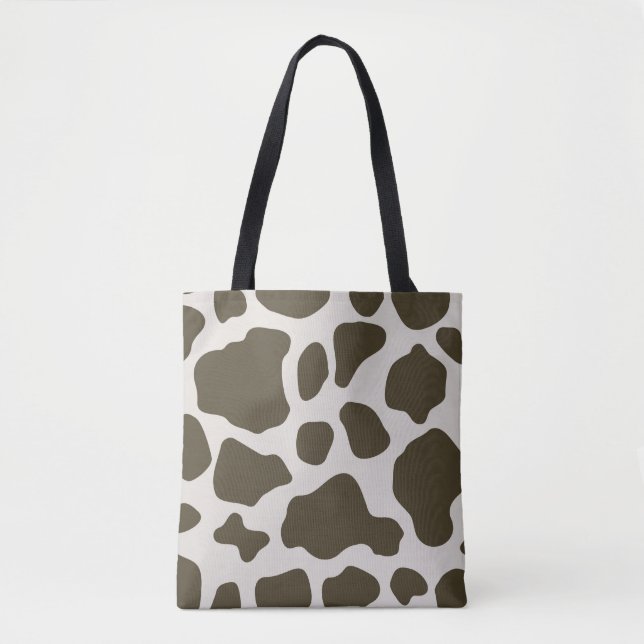 Sac fourre-tout poster de animal beige et marron (Devant)