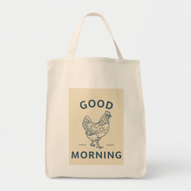 Sac fourre-tout poulet Good Morning (Devant)