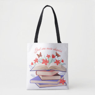 Sac fourre-tout pour amoureux de livres "Juste un 