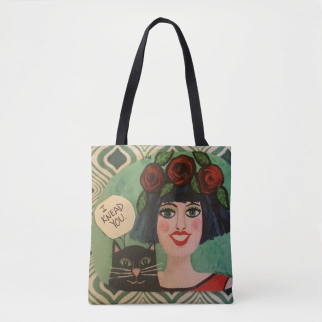 Sac fourre-tout pour des amoureux de les chats (Devant)
