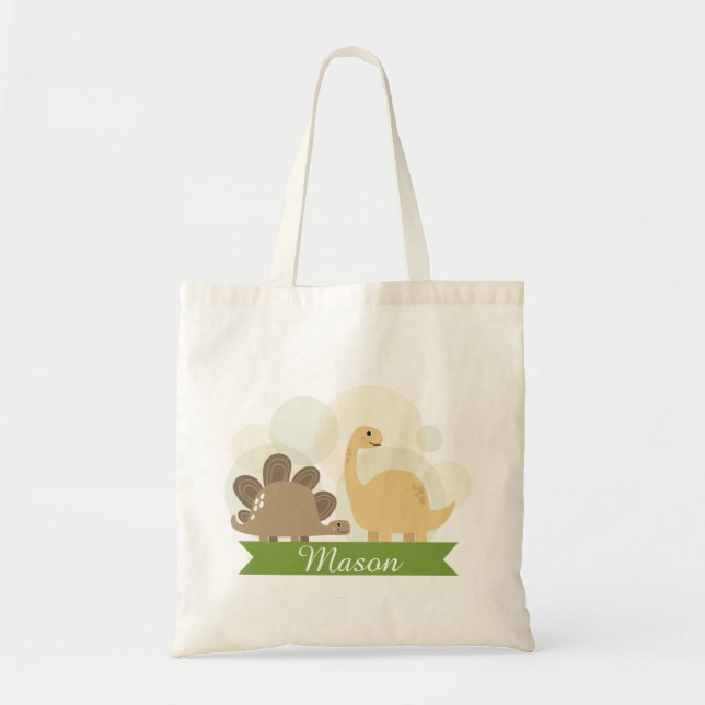 Sac fourre-tout pour enfants de Cute Dinosaur (Devant)