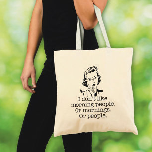 Sac fourre-tout pour femme rétro de matin