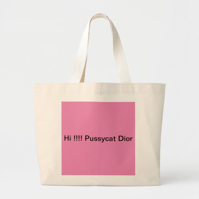 Sac fourre-tout Pussycat Dior Large Tote Bag (Front)