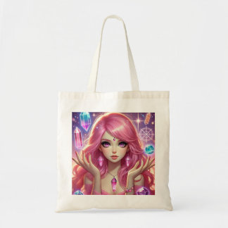 Sac fourre-tout quotidien de Cristal de rêve rose