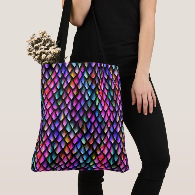 Sac fourre-tout Rainbow Dragon Scales (De près)
