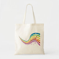 Sac fourre-tout Rainbow Music Wave