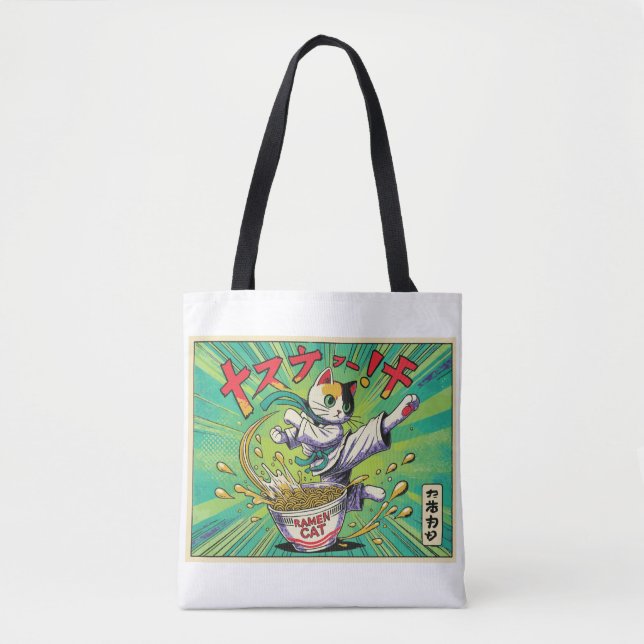 Sac fourre-tout Ramen Cat (Devant)