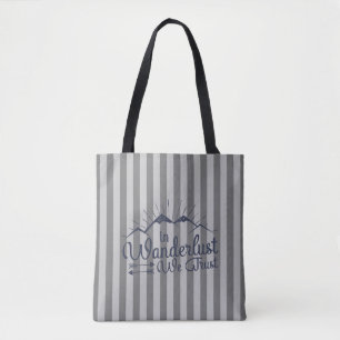 Sac fourre-tout rayé de la luxure
