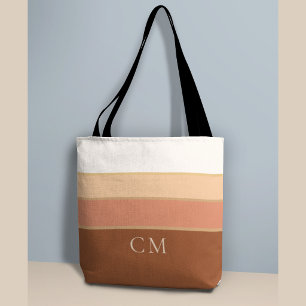 Sac fourre-tout rayé Golden Hour - Monogramme soph
