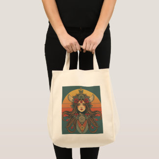 Sac fourre-tout rétro boho Chi - Féminin inspiré d