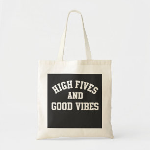 Sac fourre-tout rétro High Fives et Good Vibes
