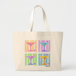 Sac fourre-tout - Retro Pop Art Martinis
