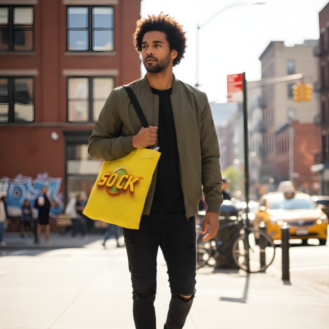 Sac fourre-tout rétro "SOCK" - Vibes de Streetwear (Créateur téléchargé)
