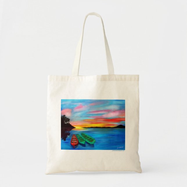 Sac fourre-tout rêvant tropical (Devant)