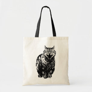 Sac fourre-tout riant à budget de chat