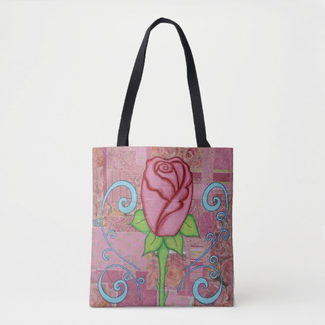 Sac fourre-tout rose (Devant)
