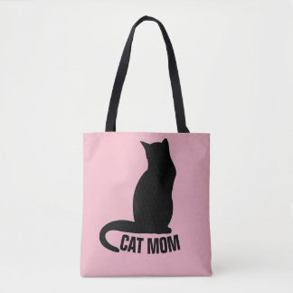 Sac fourre-tout rose CAT MOM