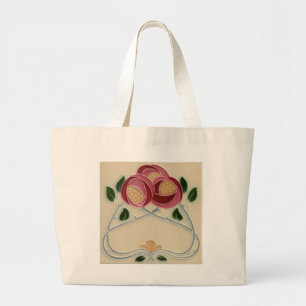 Sac fourre-tout rose rouge-rose à Charles Rennie