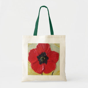 Sac fourre-tout rouge à pavot