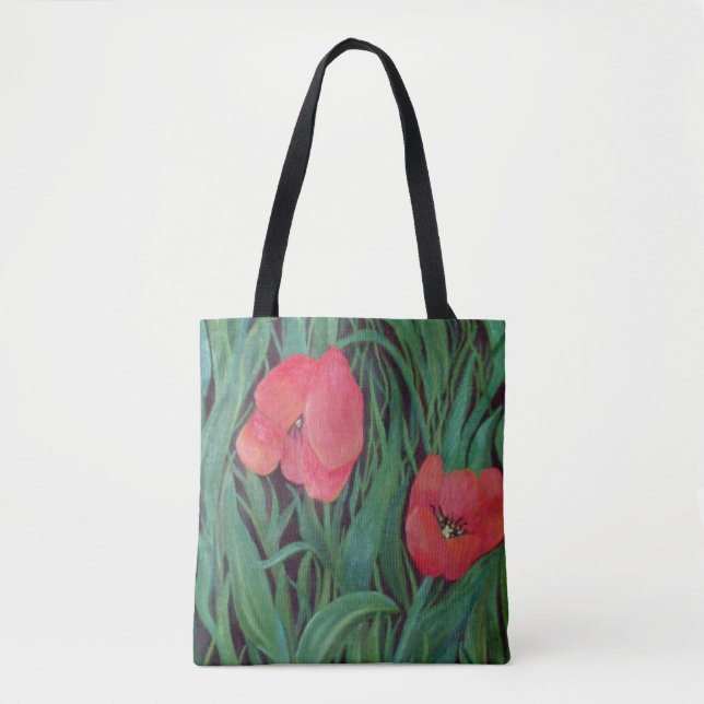 Sac fourre-tout rouge Tulip (Devant)