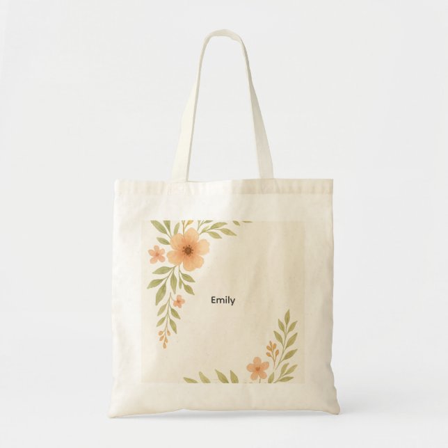 Sac fourre-tout Russe Fleur sauvage Bridesmaid (Devant)