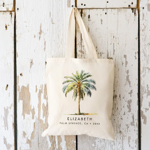 Sac fourre-tout rustique Tropical Palm Tree Bachel