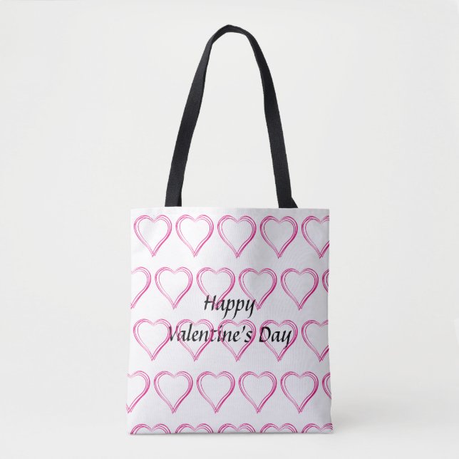 Sac fourre-tout Saint Valentin0. (Devant)