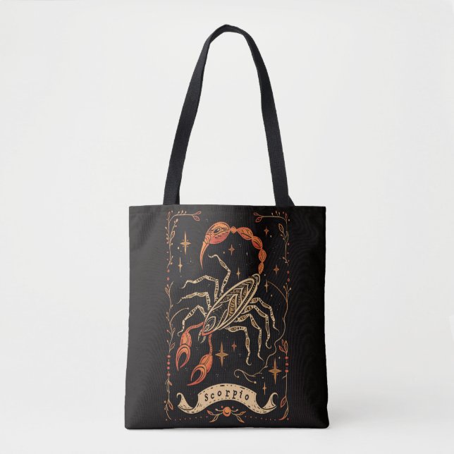 Sac fourre-tout Scorpio Celestial Zodiac Art (Devant)