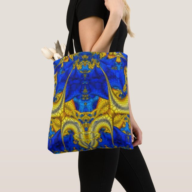 Sac fourre-tout Serpentine Sapphire Blue Avatar (De près)