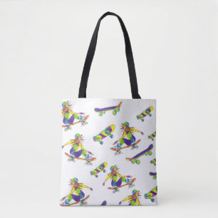 Sac fourre-tout Skateboarder Girl