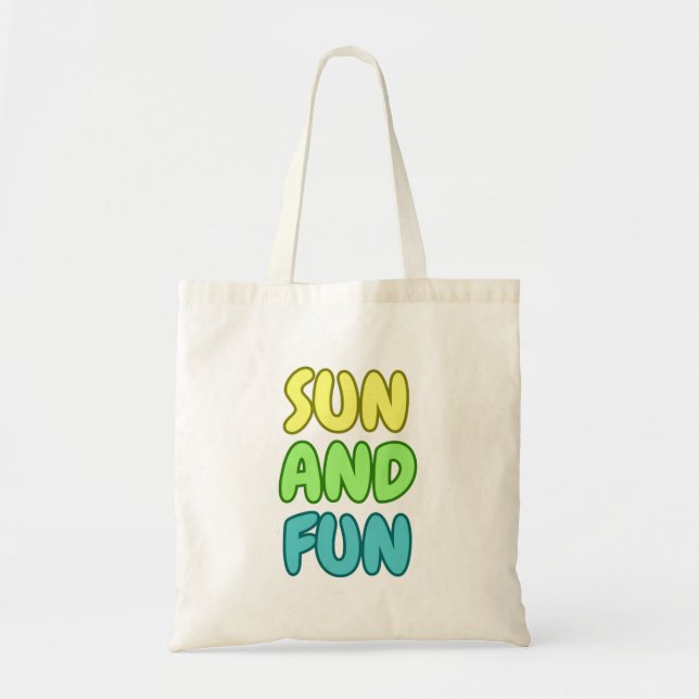 Sac fourre-tout Soleil et Amusement (Devant)