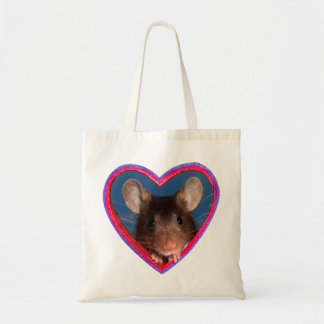 Sac fourre-tout : Souris au coeur v2