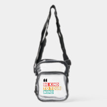 Sac fourre-tout "Soyez gentil avec votre esprit" –