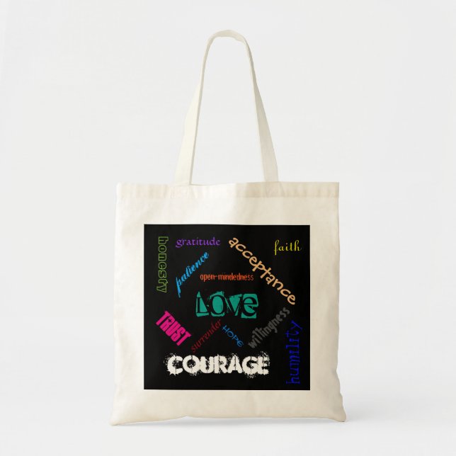Sac fourre-tout spirituel à principes (Devant)