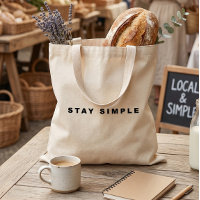 Sac fourre-tout Stay Simple | Esthétique minimalis
