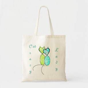 Sac fourre-tout stylisé à chat