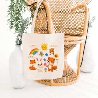 Sac fourre-tout Sunny Rainbow Animal Friends