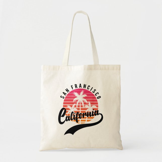 Sac fourre-tout Sunset Retro de San Francisco (Devant)