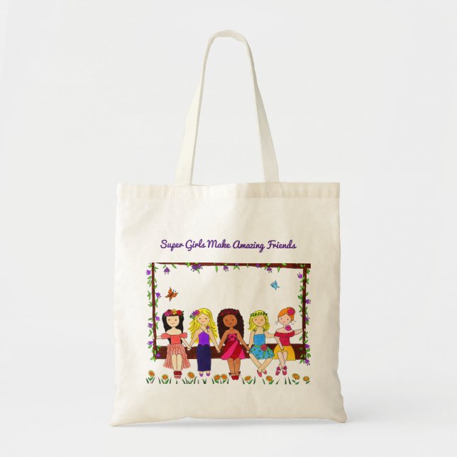 Sac fourre-tout Super Girls (Devant)