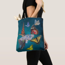sac fourre-tout symbole de sobriété des papillons