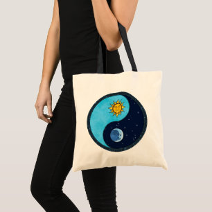 Sac fourre-tout SYMBOLE YIN Yang Sun Moon